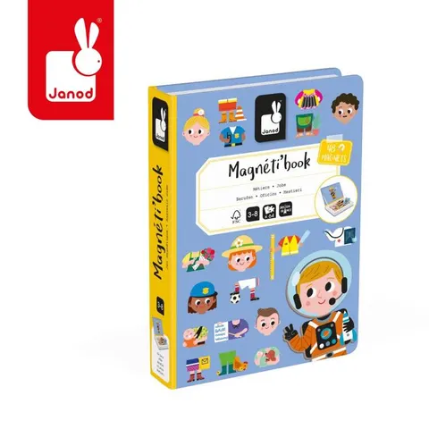 Magnetyczna układanka Zawody Magnetibook 3 lata+ Janod J02597