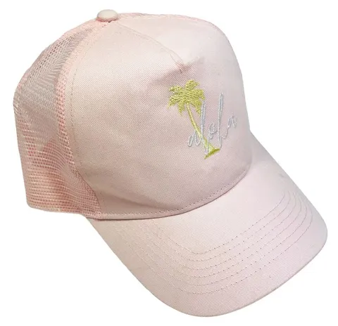 Czapka 073-23 SNAP CAP ''ALOHA" / LIGHT PINK