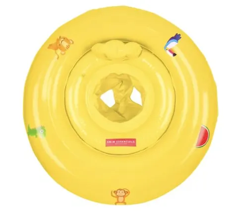 The Swim Essentials 0 m+ Kółko treningowe dla dzieci żółte Zwierzątka 2020SE31