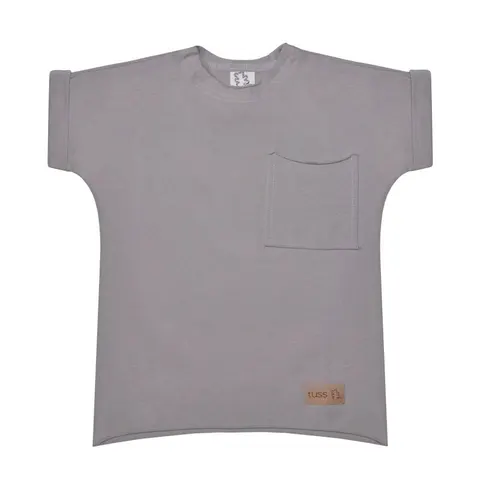 T-Shirt GREY pocket (mama&dziecko)