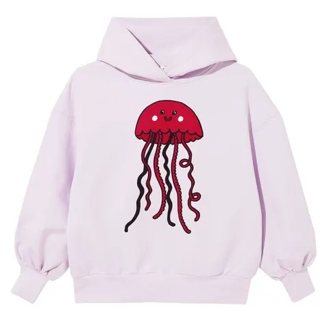 Bluza Oversized Hoodie VIOLET jellyfish
