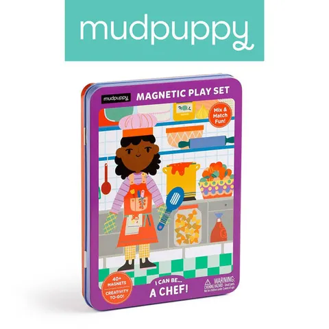 Mudpuppy 4 lata+ Magnetyczne postacie Mogę zostać... szefową kuchni!