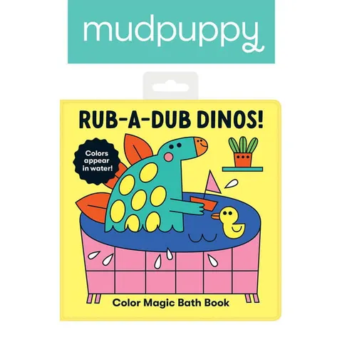 Mudpuppy 0 m+ Magiczna książeczka do kąpieli Wesołe dinozaury