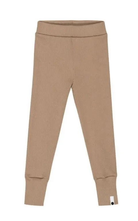 Legginsy Fit BEŻ prążek