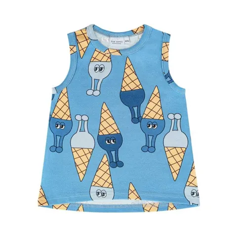 Tank Top LODY NIEBIESKIE - ICE CREAM BLUE / TANK TOP