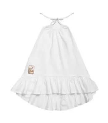 Sukienka 411 WAVE LONG DRESS WHITE
