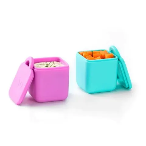 OmieDip 2 szczelne pojemniczki PINK TEAL | OMIE