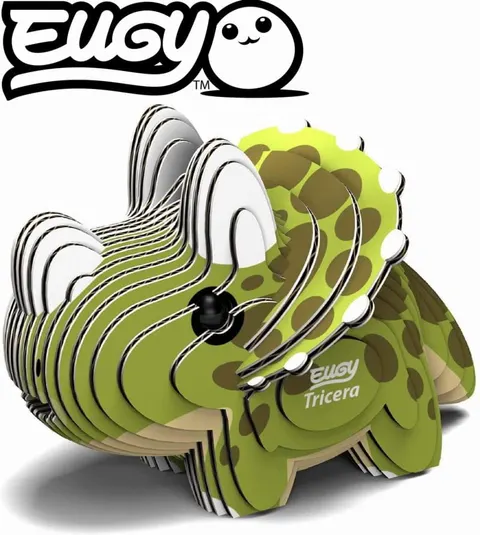 Eko Układanka 3D Dinozaur Tricera 6 lat+ Eugy EG_006