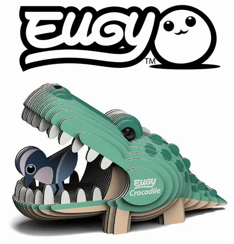 Eko Układanka 3D Krokodyl 6 lat+ Eugy EG_029