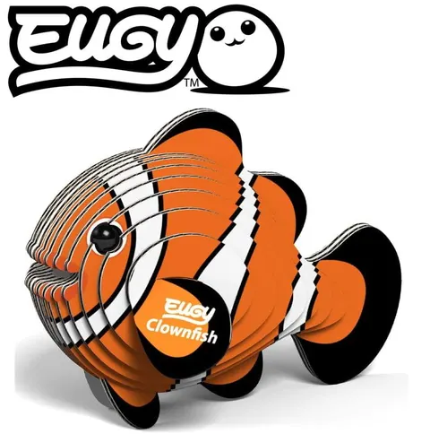 Eko Układanka 3D Błazenek Rybka 6 lat+ Eugy EG_037