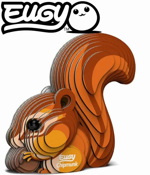 Eko Układanka 3D Wiewiórka Syberyjska 6 lat+ Eugy EG_041