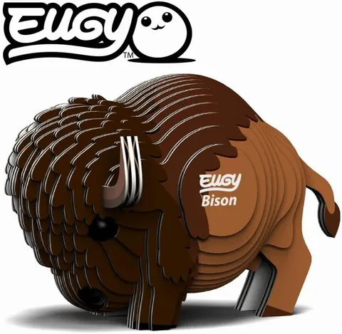 Eko Układanka 3D Bizon 6 lat+ Eugy EG_045