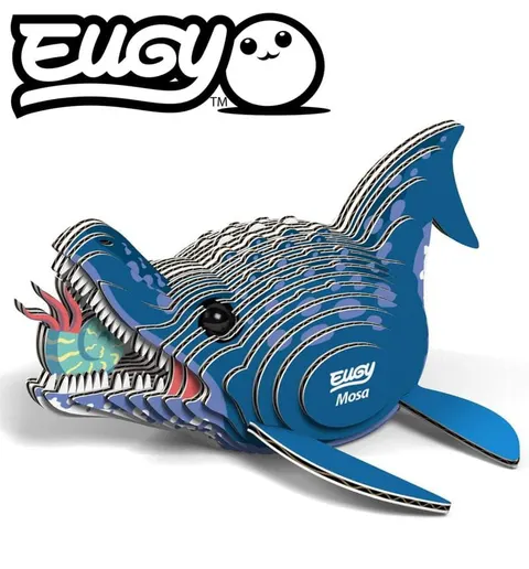 Eko Układanka 3D Mozazaur Dinozaur Morski 6 lat+ Eugy EG_062