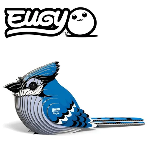 Eko Układanka 3D Ptak Modrosójka Błękitna 6 lat+ Eugy EG_067