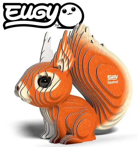 Eko Układanka 3D Wiewiórka 6 lat+ Eugy EG_083