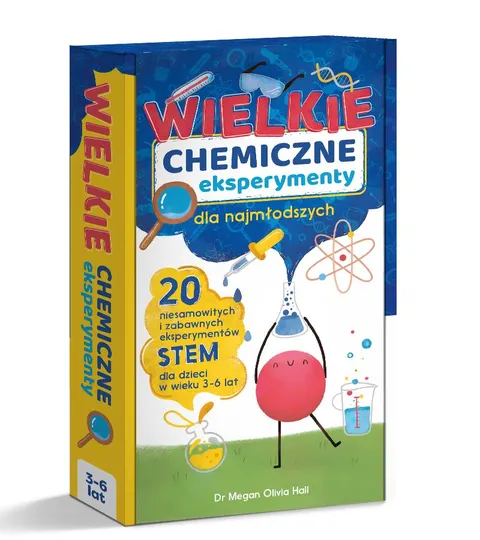 Karty dla dzieci Wielkie CHEMICZNE eksperymenty dla najmłodszych 3-6 lat Api Papi