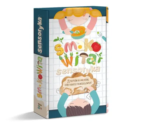 Karty dla dzieci Smakowita Sensoryka 2 lata+ Api Papi
