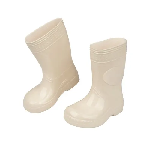 Kalosze Soft Kropki KREMOWE + plecak