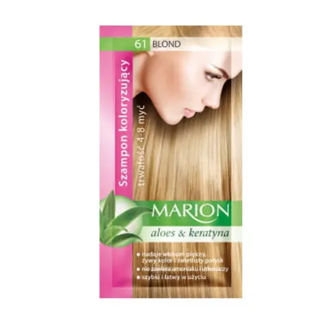 MARION Szampon koloryzujący 4-8 myć 61 BLOND, 40 ml