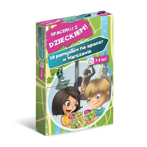 Karty dla dzieci 3-8 lat SPACERUJ Z DZIECKIEM | Tata Robi Książki