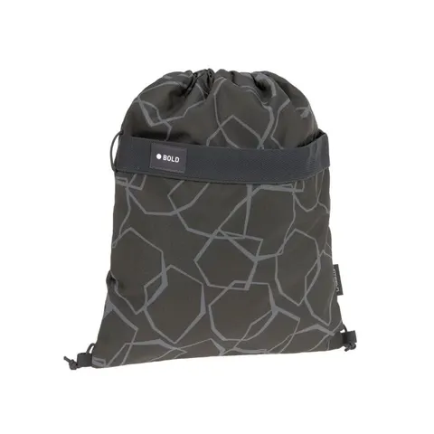 Torba sznurkowa Worek szkolny Bold Edges grey | Lassig