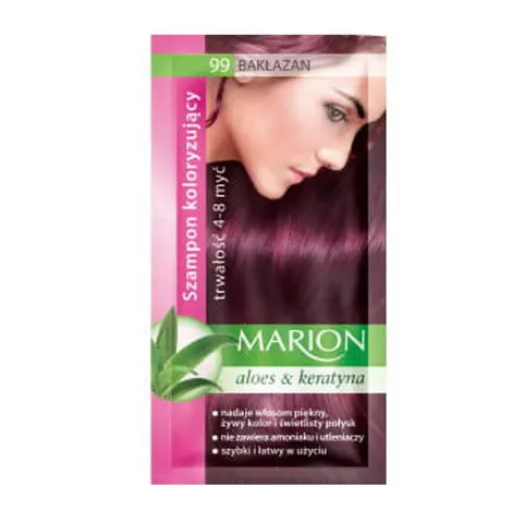 Marion Szampon Koloryzujący 4-8 myć 99 Bakłażan 40ml