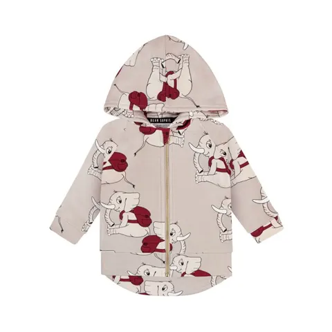 Bluza z kapturem SŁONIK SZARY - ELLIE GREY / HOODIE