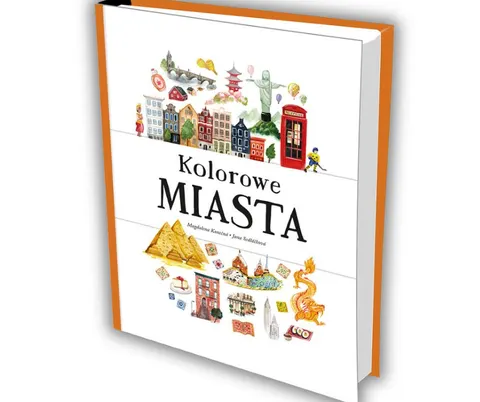 Książka dla dzieci 4-9 lat Kolorowe MIASTA | Tata Robi Książki