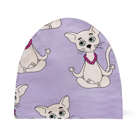 Czapka JOGINEK FIOLET - YOGICAT VIOLET / BEANIE
