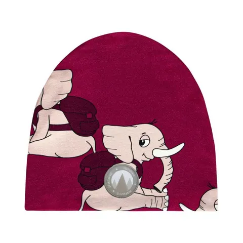 Czapka SŁONIK BORDO - ELLIE DARK RED / BEANIE
